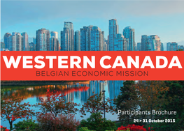 Western Canada Belgian Economic Mission