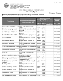 Summer Feeding Closed Sites