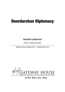 Doordarshan Diplomacy