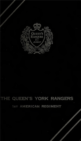 Brief Historical Sketch of the Queen's York Rangers : 1St American