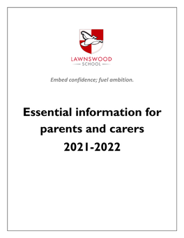 Essential Information for Parents and Carers 2021-2022