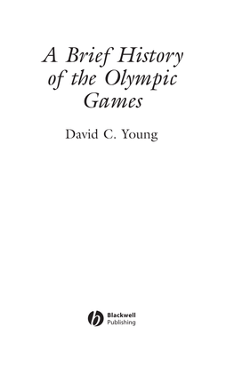 A Brief History of the Olympic Games