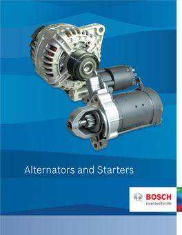 Alternators and Starters