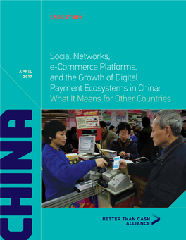 Social Networks, E-Commerce Platforms, and the Growth of Digital Payment Ecosystems in China: What It Means for Other Countr