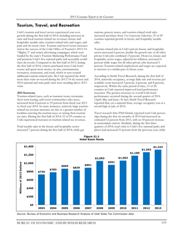 Tourism, Travel, and Recreation