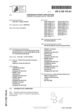 Heterocyclic Compound