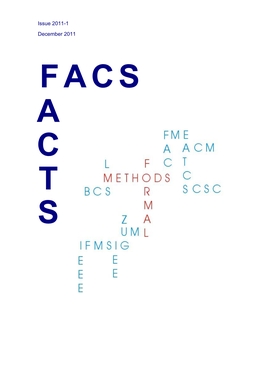 FACS FACTS Newsletter We Present Announcements of Future Events of Commemoration