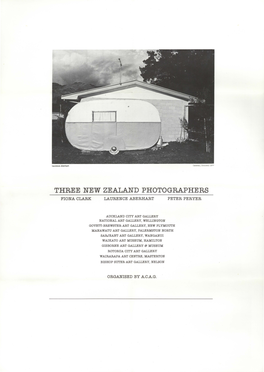 Three New Zealand Photographers Fiona Clark Laurenceaberhart Peter Peryer