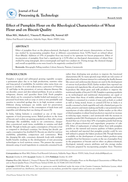 Formulation and Sensory Acceptability of Flat Bread from Kocho With