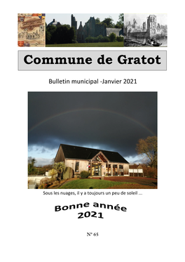 Bulletin Municipal Commune De Gratot Janvier 2021