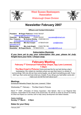 Newsletter Heading