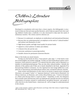 Children's Literature Bibliographies