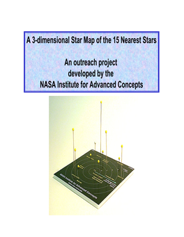 3-D Star Map of the 15 Nearest Stars