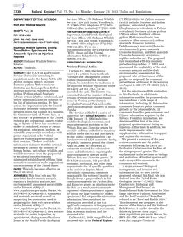 Federal Register/Vol. 77, No. 14/Monday, January 23, 2012