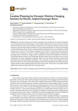 Location Planning for Dynamic Wireless Charging Systems for Electric Airport Passenger Buses