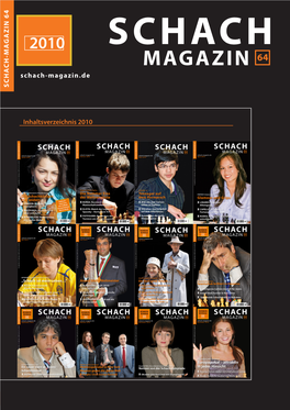 SCHACH MAGAZIN 64 Schach-Magazin.De SCHACH-MAGAZIN 64