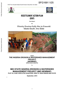Imo State Nigeria Erosion & Watershed Management Project