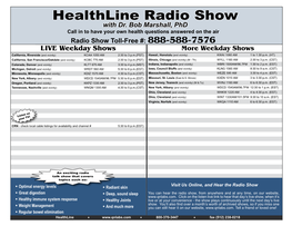 Healthline Radio Show with Dr