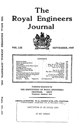 The Royal Engineers Journal