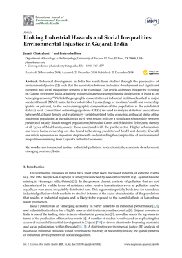 Environmental Injustice in Gujarat, India