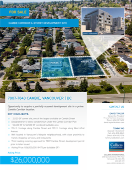 7843 Cambie Street, Vancouver