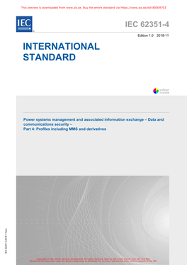 IEC 62351-4 ® Edition 1.0 2018-11 INTERNATIONAL STANDARD