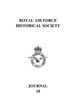 Royal Air Force Historical Society Journal 18