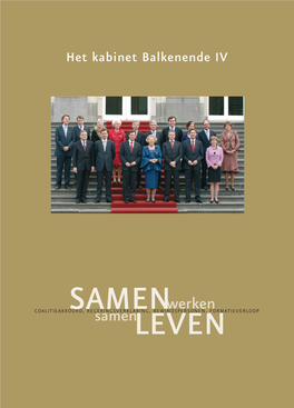 Boek Over Totstandkoming Kabinet-Balkenende IV