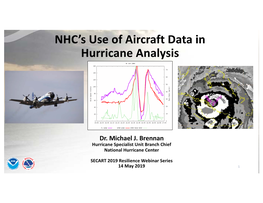 NHC's Use of Aircraft Data in Hurricane Analysis