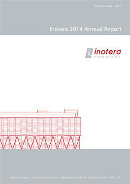 Inotera 2014 Annual Report
