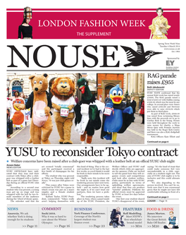 YUSU to Reconsider Tokyo Contract