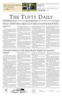 The Tufts Daily Volume Lxx, Number 16