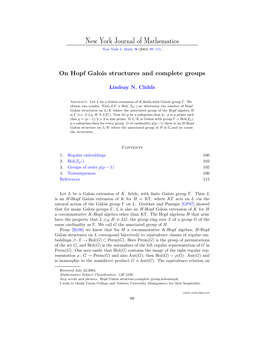 On Hopf Galois Structures and Complete Groups