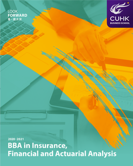 BBA in Insurance, Financial and Actuarial Analysis YOUR DEVELOPMENT