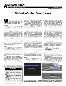 AM BANDSCAN State-By-State: Great Lakes