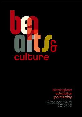 BEP Associate Artists Booklet