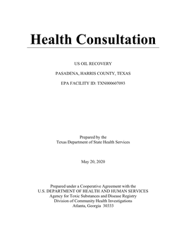 Health Consultation