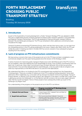 Cross-Forth Public Transport Strategy -- Transform Scotland Briefing -- 2018-01-30.Pages