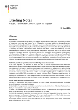 Briefing Notes KW11 2021 Englisch