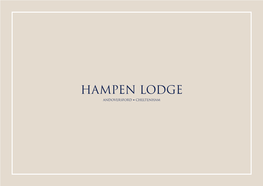 HAMPTON LODGE A4 16Pp.Indd