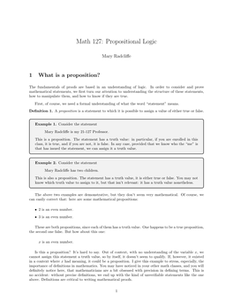 Propositional Logic