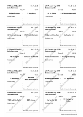 U11 Possehl Cup 2019 - No