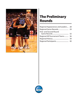 NCAA Women's Final Four Records (Preliminary Rounds)