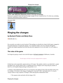 Ringing the Changes