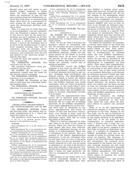 Congressional Record—Senate S415