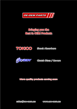 TOKICO Shock Absorbers