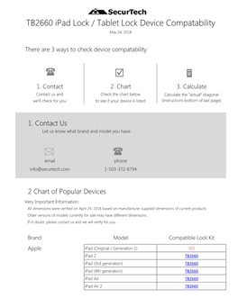 Will My Non-Ipad Tablet Work with This Lock?