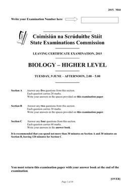 Coimisiún Na Scrúduithe Stáit State Examinations Commission