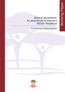 Beyond Reforestation: an Assessment of Vietnam’S REDD+ Readiness