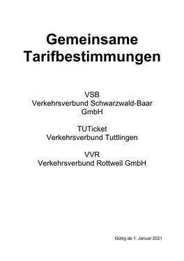 VSB, Tuticket, VVR, Der